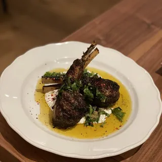 HARISSA GRILLED LAMB CHOPS