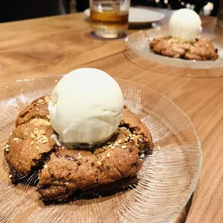 WARM CHOCOLATE CHIP TAHINI COOKIE