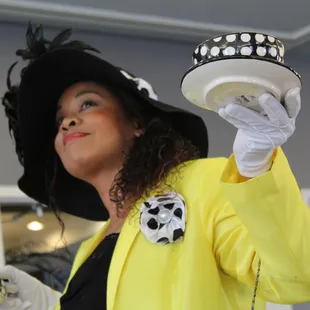 Hats, dresses, jewelry and great company!