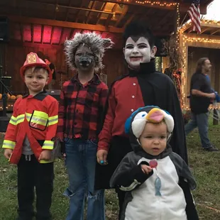Costume contest for the children.