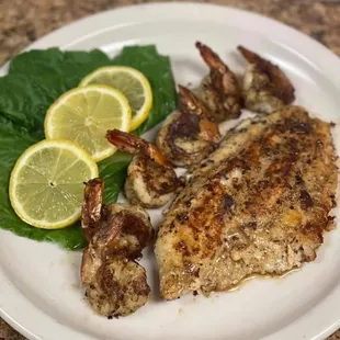 Blackened shrimp and catfish!
