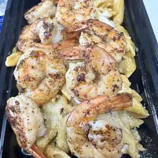 GRILLED SHRIMP PASTA