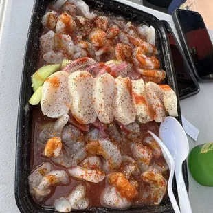 Camarones and Callos