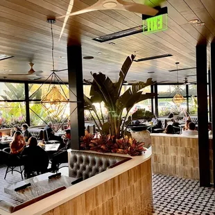 Inside the resto