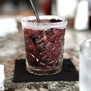 Blackberry Margarita.