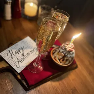 Complimentary by staff