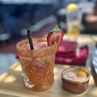 Strawberry Jalapeño Margherita