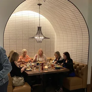 Nook facing towards patio