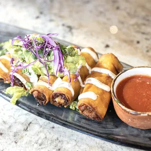 Potato Filled Taquitos.
