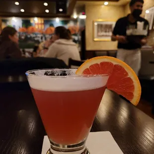 a grapefruit cocktail