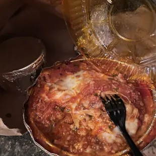 Meat lasagna