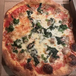 Rapini e Salsiccia Pizza