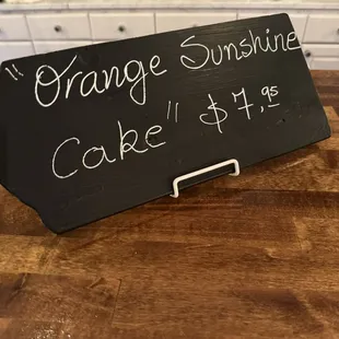 orange sunshine cake