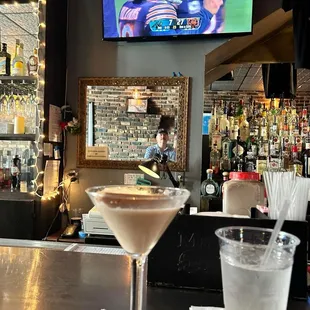 Tiramisu martini with made from scratch espresso...yum!