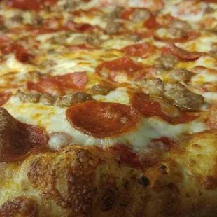 Pepperoni and sausage