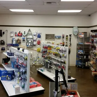 Cal's Marine showroom