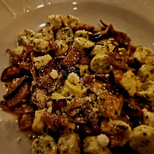 Gnocchi with mushrooms