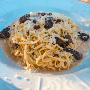 Morel pasta