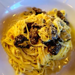 Morel pasta