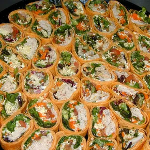 Turkey Wrap bites