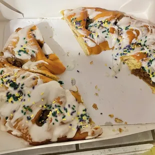 Pecan Praline king cake