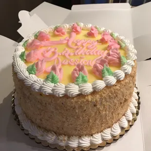 a cake in a box