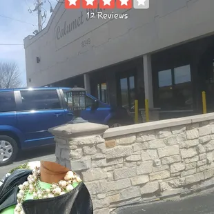 outside