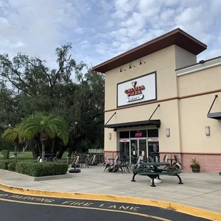 Outside of restaurant