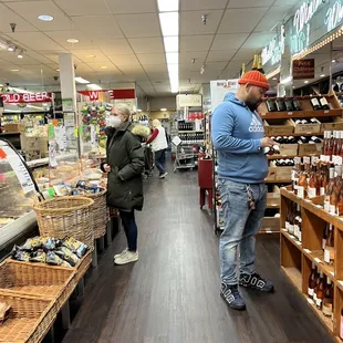people shopping in a store