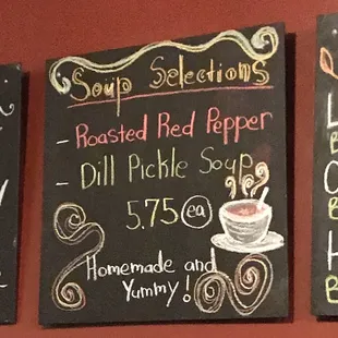 Try the soups.