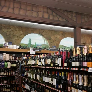 Grear wine selections at Calvin's Bocage Market