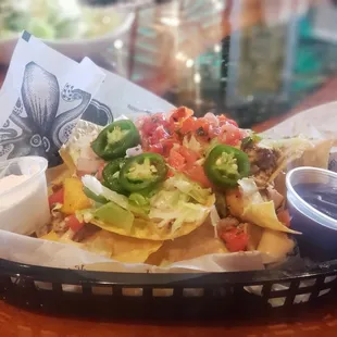 Happy hour nachos