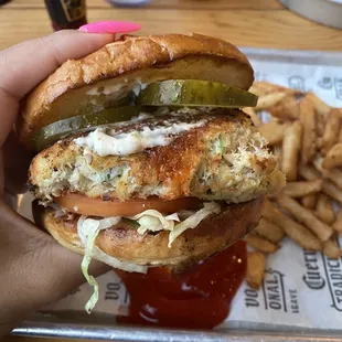Crab Cake Sandwich