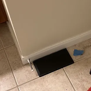 The rat traps they just randomly placed in the bathroom 6hrs after the incident!