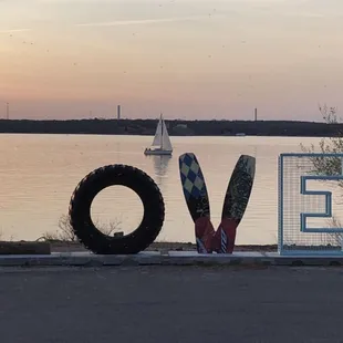 Beautiful public art &amp; view!