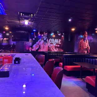 interior, sushi and sashimi