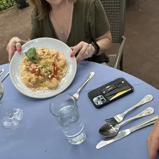Shrimp and lobster pasta special