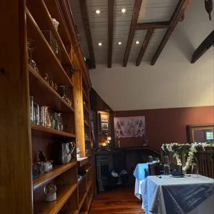 Upstairs seating