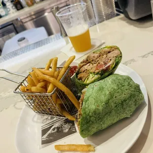 Caribbean Jerk Chicken Wrap