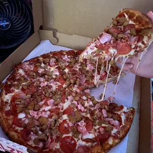 Large 14" Meat Our Pizza