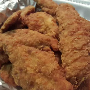 Chicken tenders look, smell, and taste amazing.