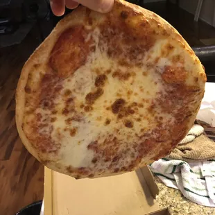Thats a not cut small extra cheese  they some