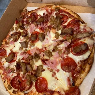 Small 10&quot; Meat Our Pizza
