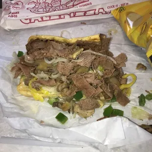 This is the steak and cheese I got from them.