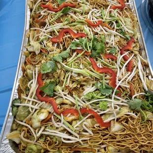 Chowmein Noodles with BBQChicken