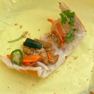 Lemongrass Tofu Sandwich