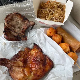 Chicken Leg Over Fried Rice