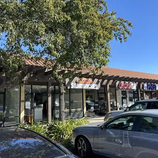 Outside of restaurant.