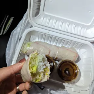 Pork spring roll
