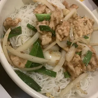 Pork Over Rice Noodle